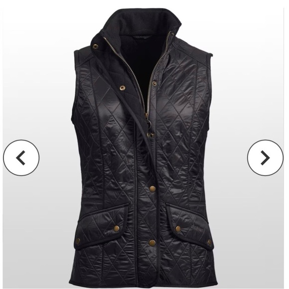 Barbour Jackets & Blazers - Barbour women’s quilted black vest size 8/Medium